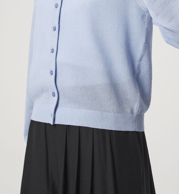 UNITED ARROWS green label relaxing「ハニカム クロップド ニット カーディガン」|カーディガン|