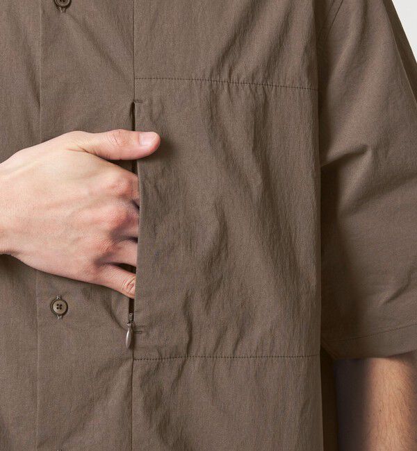 UNITED ARROWS green label relaxing「WONDER CLOTH ジャストルーズ レギュラーカラー 半袖 シャツ -ストレッチ・接触冷感・吸水速乾-」|シャツ・ブラウス|