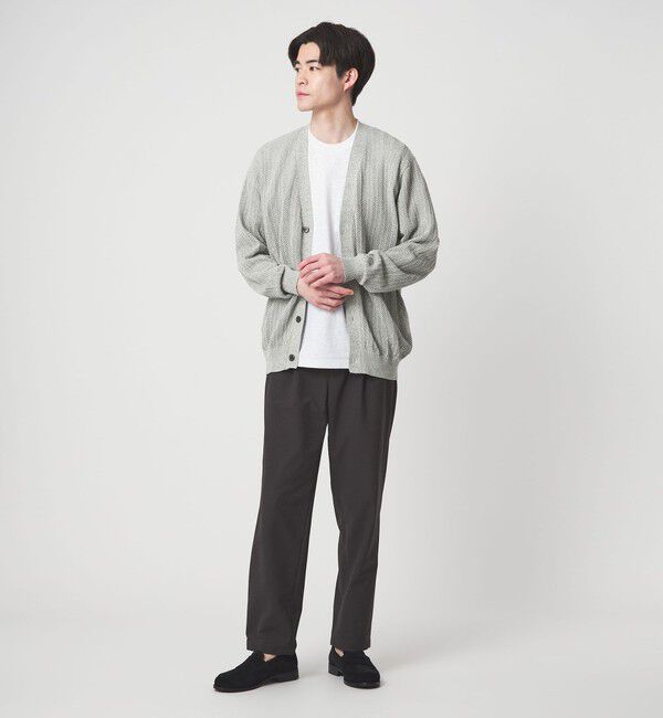 UNITED ARROWS green label relaxing「ミックス メランジ メッシュ カーディガン」|カーディガン|