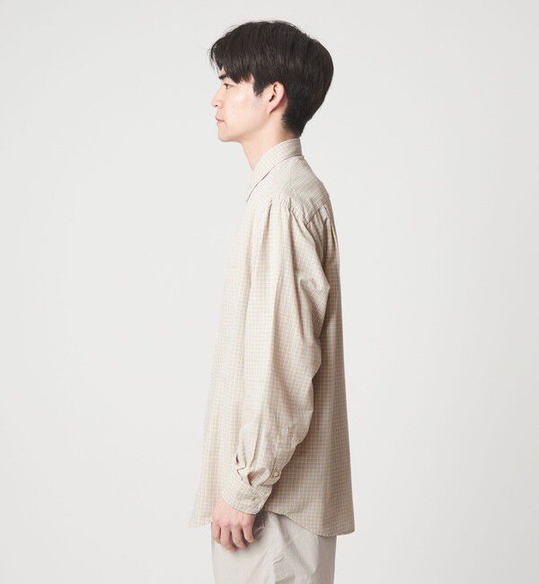 UNITED ARROWS green label relaxing「ナイロン コットン チェック ジャストルーズ 長袖 シャツ」|シャツ・ブラウス|