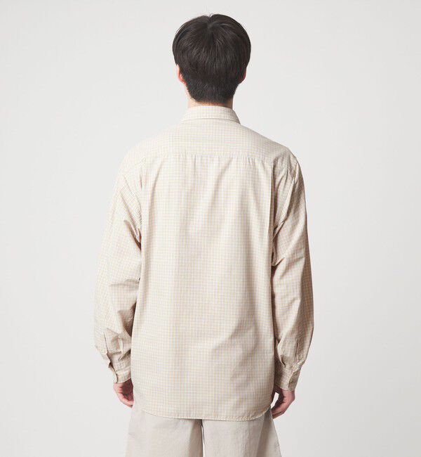 UNITED ARROWS green label relaxing「ナイロン コットン チェック ジャストルーズ 長袖 シャツ」|シャツ・ブラウス|