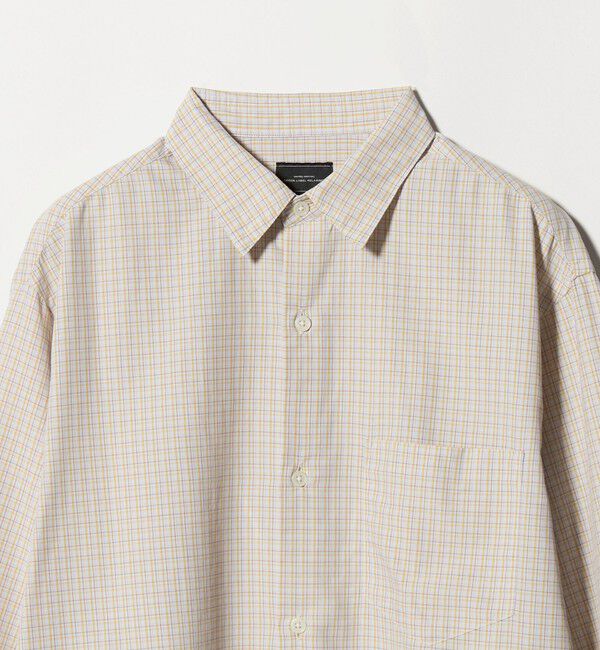 UNITED ARROWS green label relaxing「ナイロン コットン チェック ジャストルーズ 長袖 シャツ」|シャツ・ブラウス|