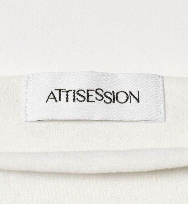 ATTISESSION「＜ATTISESSION＞コットン カップスリーブ Tシャツ」|Tシャツ・カットソー|