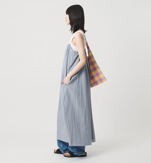 BEAUTY&YOUTH UNITED ARROWS「ギャザー ロングキャミソール ワンピース ウォッシャブル」|ワンピース|