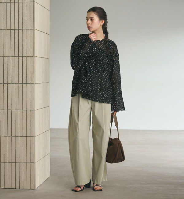 BEAUTY&YOUTH UNITED ARROWS「タックカーブパンツ ウォッシャブル 接触冷感」|その他|