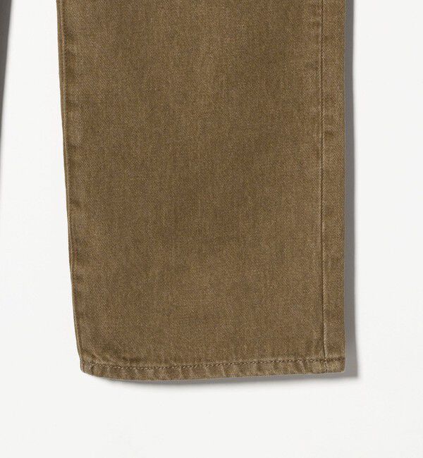 ATTISESSION「＜ATTISESSION＞スリム ストレート ブラウン デニム パンツ」|デニム|