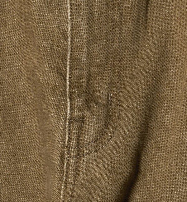 ATTISESSION「＜ATTISESSION＞スリム ストレート ブラウン デニム パンツ」|デニム|