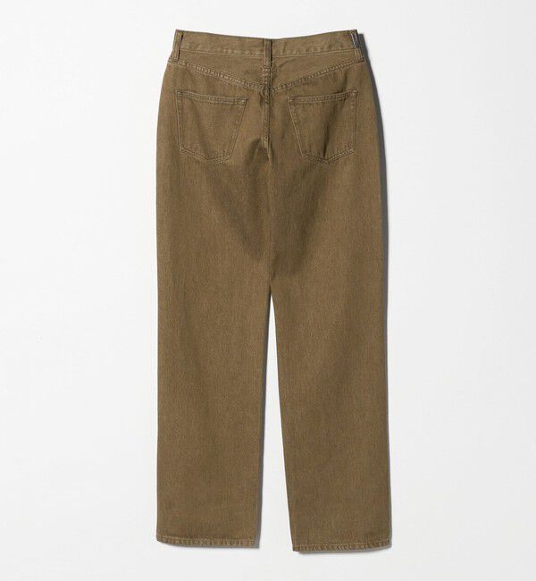 ATTISESSION「＜ATTISESSION＞スリム ストレート ブラウン デニム パンツ」|デニム|