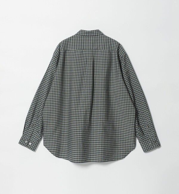 STEVEN ALAN「＜Steven Alan＞ ドレープ オックス チェック レギュラーカラー シャツ LOOSE」|シャツ・ブラウス|