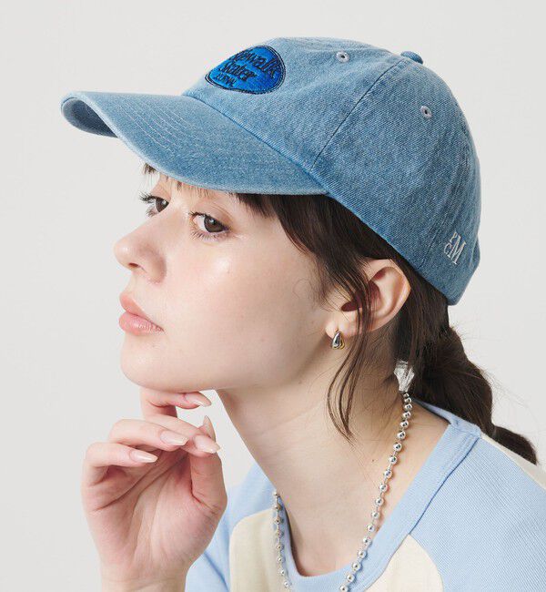 BEAUTY&YOUTH UNITED ARROWS「＜PARROTT CANVAS＞ロゴ デニム キャプ」|キャップ・キャスケット|COBALT