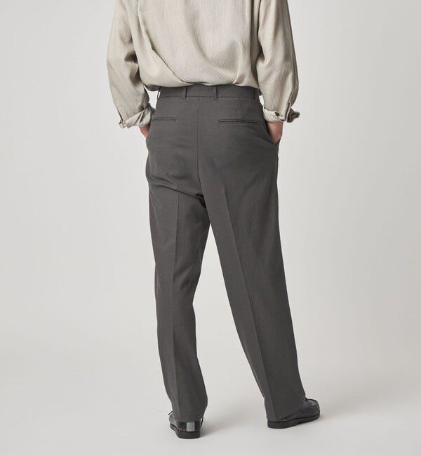 STEVEN ALAN「＜Steven Alan＞ TCL オックスフォード アウト ワンプリーツ スラックス」|スラックス|