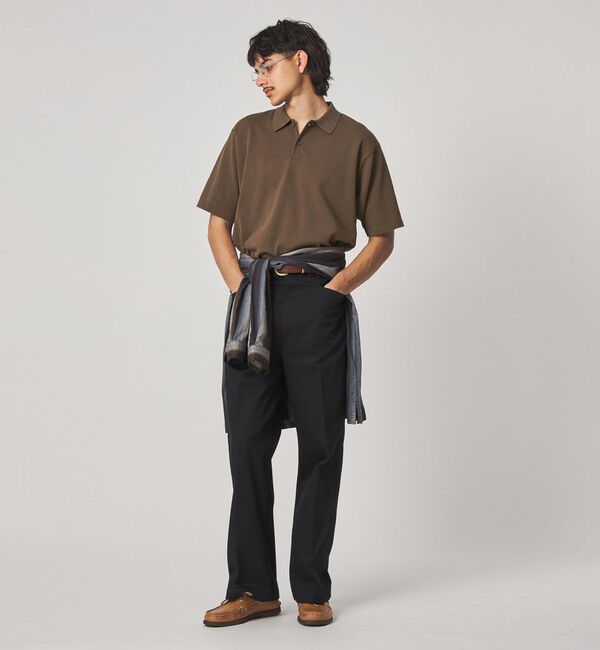 STEVEN ALAN「＜Steven Alan＞ ハイツイスト  ニット ショートスリーブ ポロシャツ」|ニット・セーター|