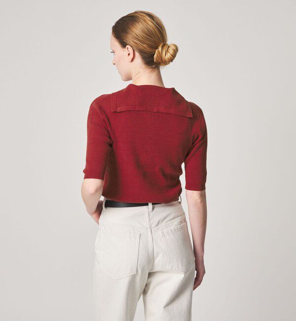 STEVEN ALAN「＜Steven Alan＞リブ カーディガン」|カーディガン|RED