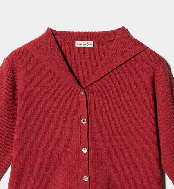 STEVEN ALAN「＜Steven Alan＞リブ カーディガン」|カーディガン|