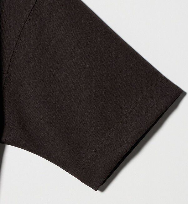 BEAUTY&YOUTH UNITED ARROWS「フュージョンツイル クルーネック Tシャツ UVカット 透け防止 ストレッチ 」|Tシャツ・カットソー|