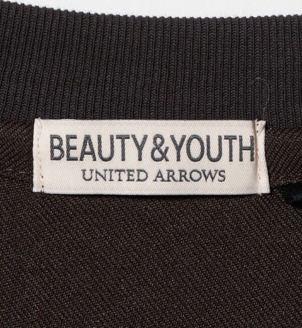 BEAUTY&YOUTH UNITED ARROWS「フュージョンツイル クルーネック Tシャツ UVカット 透け防止 ストレッチ 」|Tシャツ・カットソー|