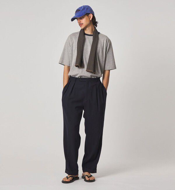 STEVEN ALAN「＜Steven Alan＞ リンガー クルーネック Tシャツ NARROW」|Tシャツ・カットソー|