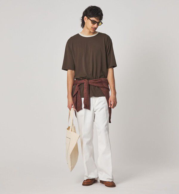 STEVEN ALAN「＜Steven Alan＞ リンガー クルーネック Tシャツ NARROW」|Tシャツ・カットソー|