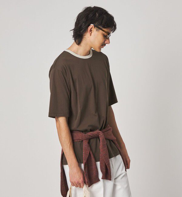 STEVEN ALAN「＜Steven Alan＞ リンガー クルーネック Tシャツ NARROW」|Tシャツ・カットソー|