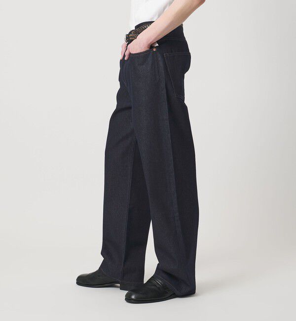 MONKEY TIME「ライトオンス リジッド デニム ルーズ レギュラー パンツ」|チノ|