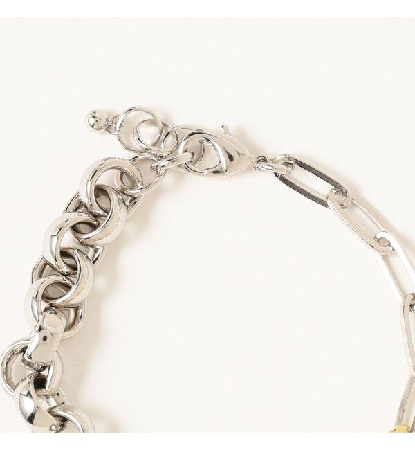 Ray BEAMS 「ミックス チェーン ブレスレット」|ブレスレット・バングル|