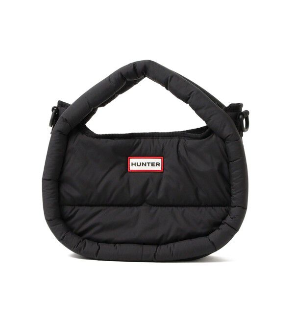 Ray BEAMS 「【WEB限定】HUNTER / フレイムド パファー ミディ ホーボー」|ハンドバッグ|