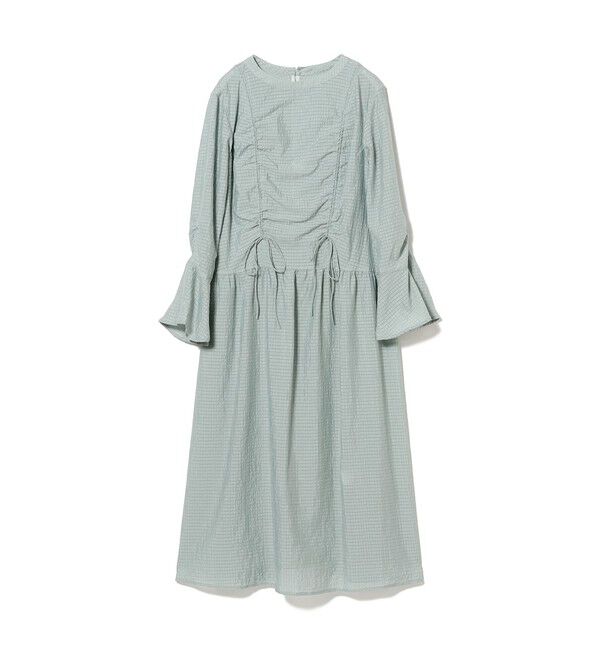 Ray BEAMS 「シアー ドロスト ギャザー ワンピース」|ワンピース|