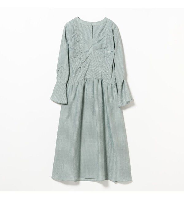 Ray BEAMS 「シアー ドロスト ギャザー ワンピース」|ワンピース|