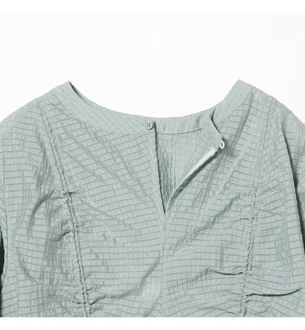 Ray BEAMS 「シアー ドロスト ギャザー ワンピース」|ワンピース|