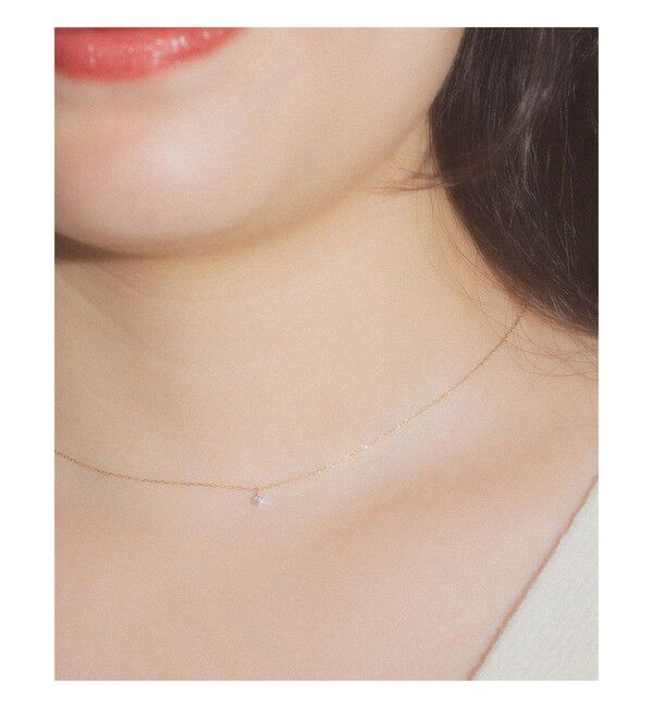 Ray BEAMS 「K10 ダイヤモンド ネックレス」|ネックレス|