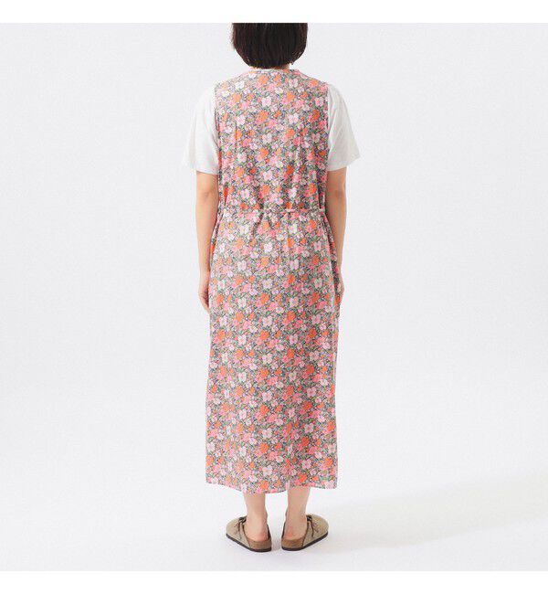 BEAMSBOY「リバティ ベルト ノースリーブ ワンピース」|ワンピース|