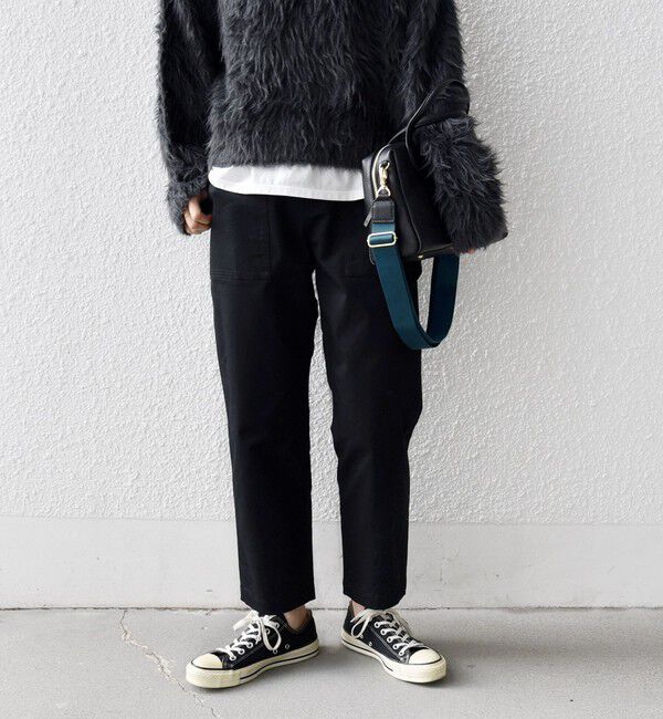 SHIPS for women「《一部追加予約》【WEB限定】ストレッチ ベーシック ベイカー パンツ」|その他|