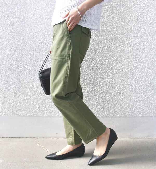 SHIPS for women「《一部追加予約》【WEB限定】ストレッチ ベーシック ベイカー パンツ」|その他|