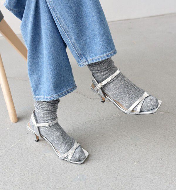 SHIPS any「SHIPS any: クロス ストラップ サンダル」|サンダル|