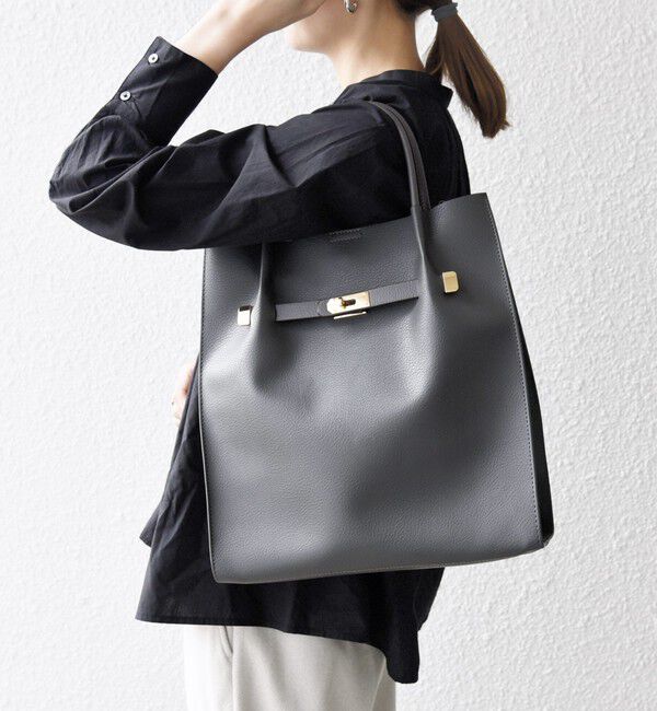 SHIPS any「SHIPS any: A4 メタル フィッティング トート バッグ」|トートバッグ|