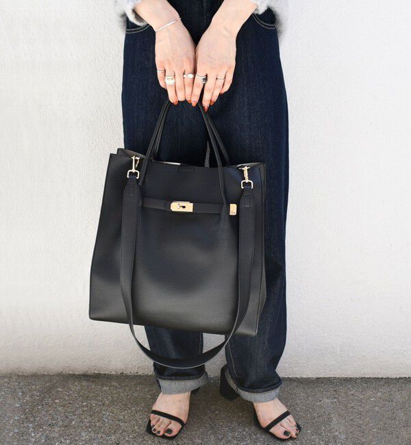 SHIPS any「SHIPS any: A4 メタル フィッティング トート バッグ」|トートバッグ|