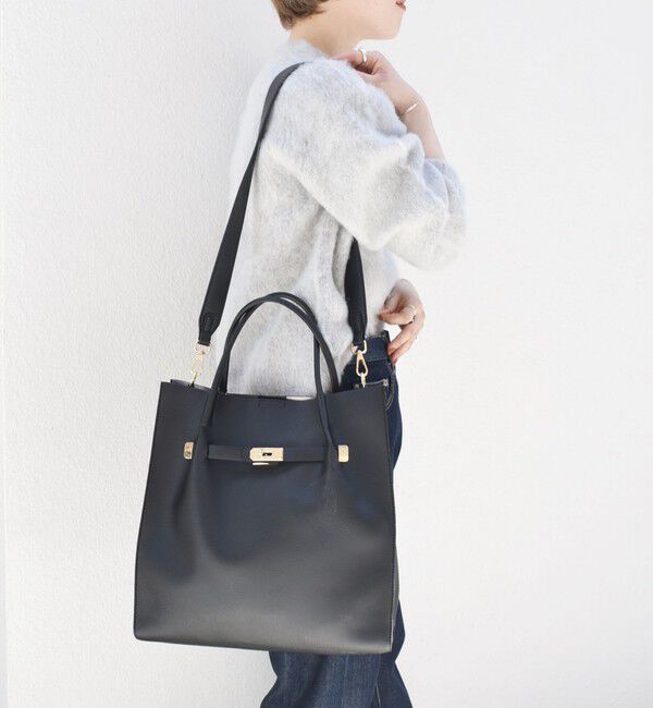 SHIPS any「SHIPS any: A4 メタル フィッティング トート バッグ」|トートバッグ|