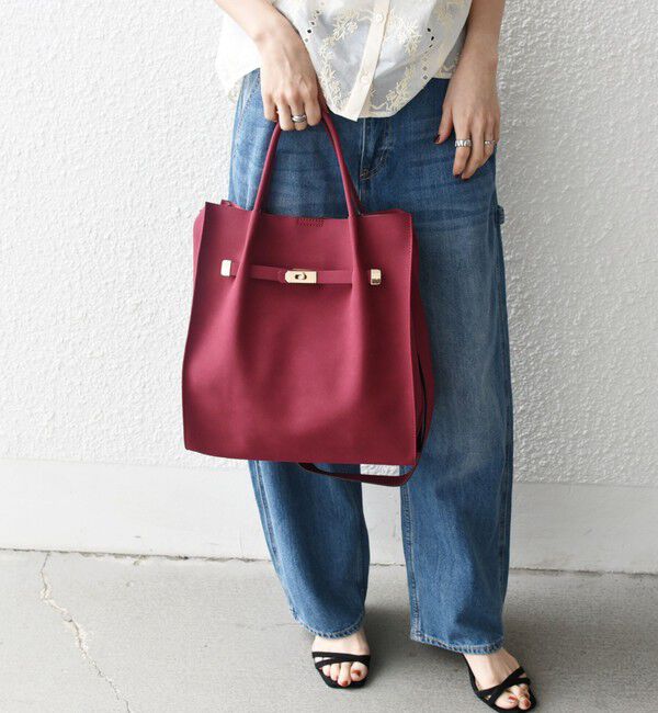 SHIPS any「SHIPS any: A4 メタル フィッティング トート バッグ」|トートバッグ|