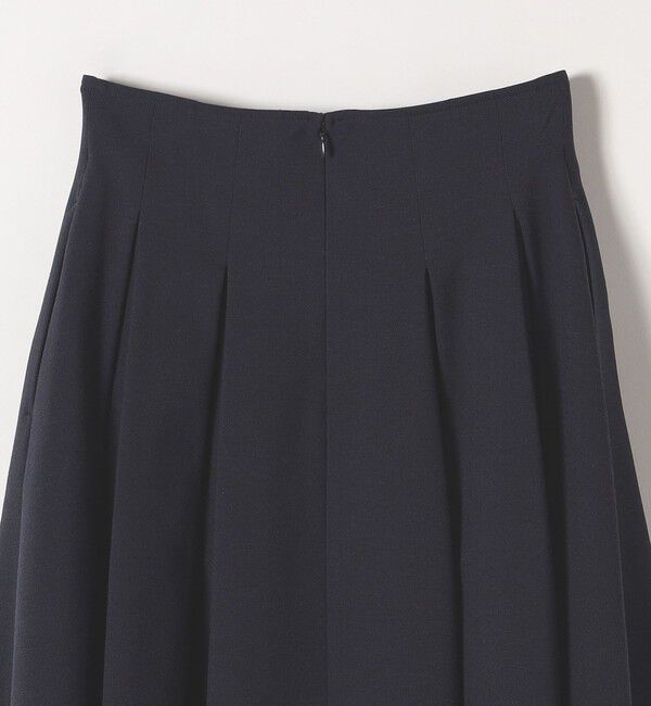 quaranciel「quaranciel:〈手洗い可能〉クリスピー リネン タック フレア スカート（セットアップ対応）」|スカート|