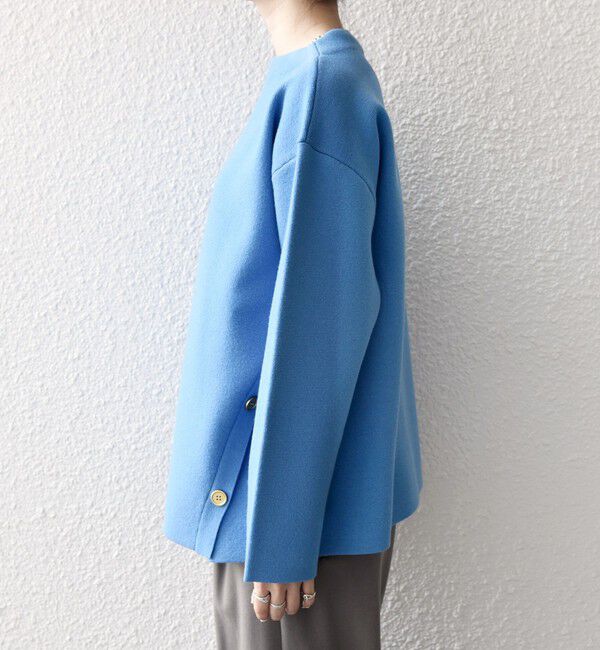 SHIPS any「SHIPS any:〈手洗い可能〉ミラノリブ スタンドカラー ニット プルオーバー」|ニット・セーター|