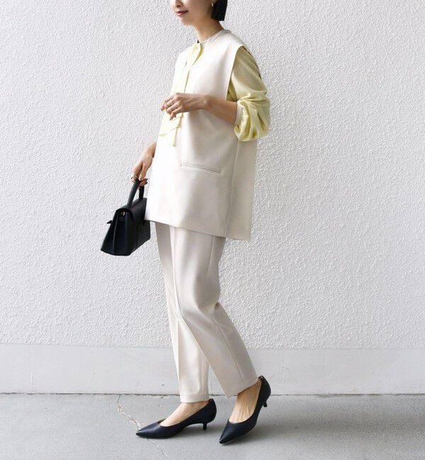SHIPS for women「〈手洗い可能〉タック テーパード パンツ（セットアップ対応）」|その他|
