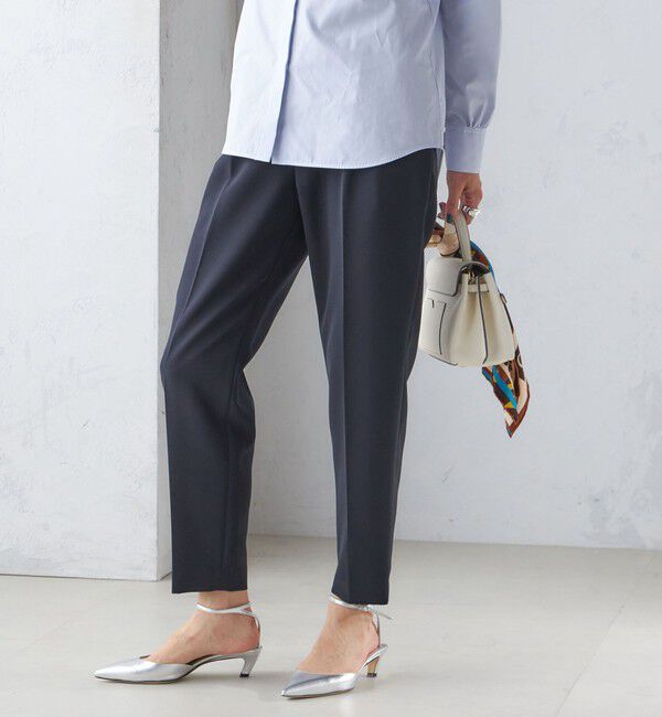 SHIPS for women「〈手洗い可能〉タック テーパード パンツ（セットアップ対応）」|その他|