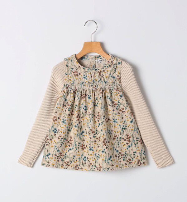 SHIPS KIDS「SHIPS KIDS:140～150cm / コーデュロイ リブ レイヤード トップス」|その他|