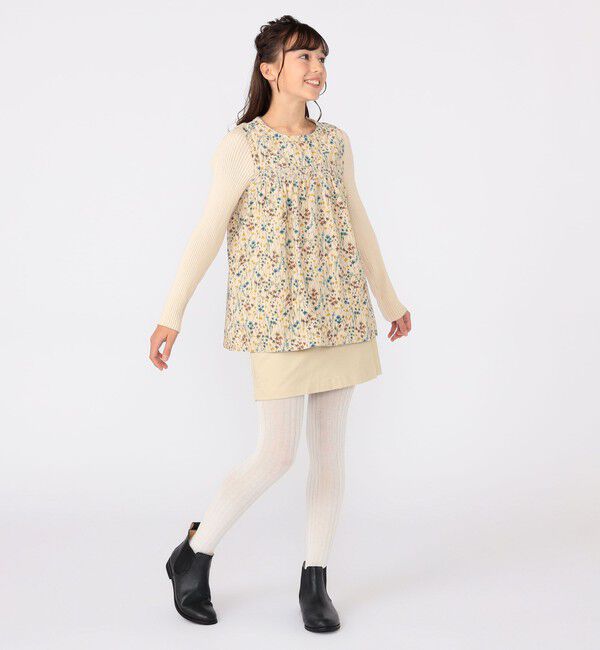 SHIPS KIDS「SHIPS KIDS:140～150cm / コーデュロイ リブ レイヤード トップス」|その他|