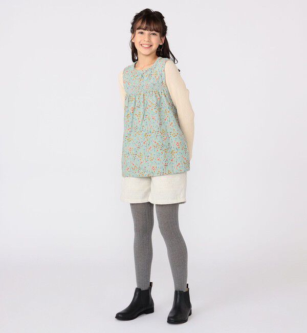 SHIPS KIDS「SHIPS KIDS:140～150cm / コーデュロイ リブ レイヤード トップス」|その他|