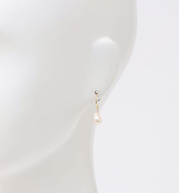 quaranciel「quaranciel: ラウンドフック 淡水パール ピアス」|ピアス|