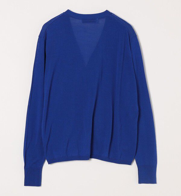 quaranciel「quaranciel:〈手洗い可能〉シルク ミックス ギャザー ニット カーディガン」|カーディガン|