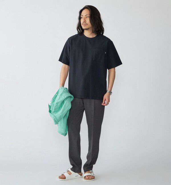 SHIPS「SHIPS:〈接触冷感/遮熱/吸水拡散/UVカット〉COVEROSS(R) フリーザー Tシャツ」|Tシャツ・カットソー|