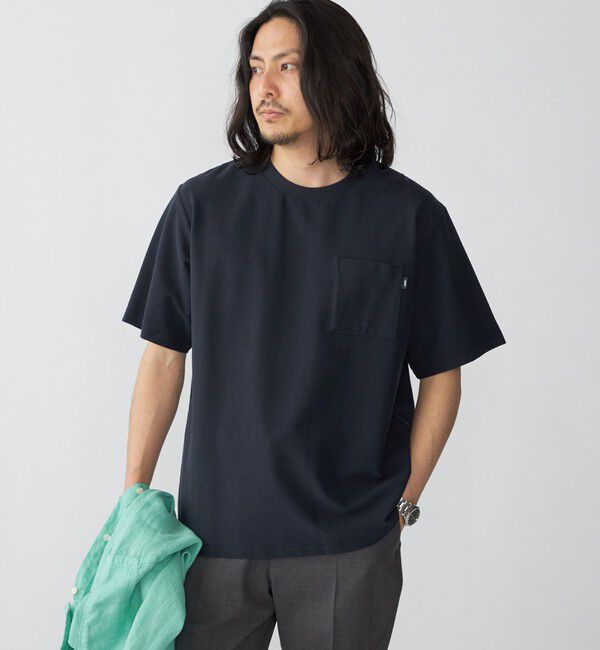 SHIPS「SHIPS:〈接触冷感/遮熱/吸水拡散/UVカット〉COVEROSS(R) フリーザー Tシャツ」|Tシャツ・カットソー|