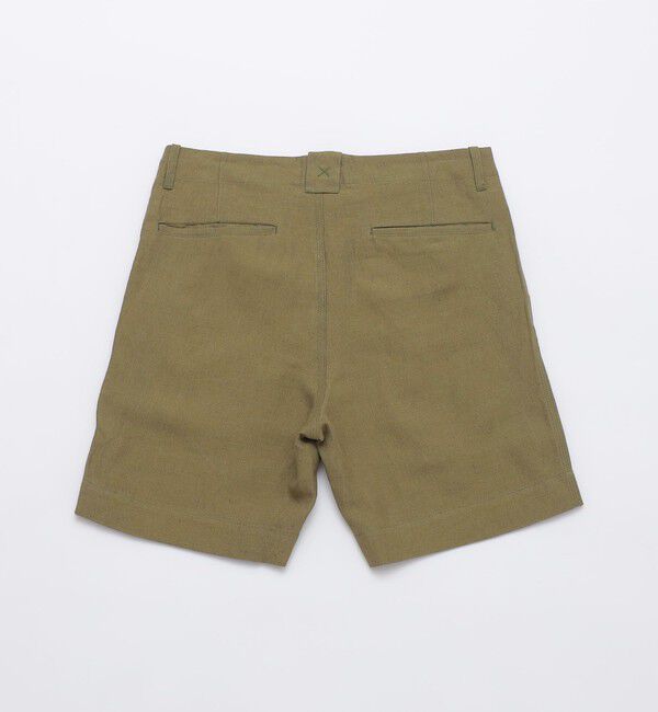 SHIPS「PEREGRINE: リネン ショートパンツ」|チノ|